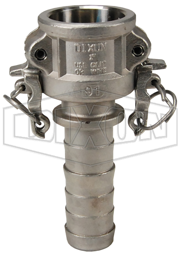Boss-Lock™ Cam & Groove Type C Coupler x Hose Shank